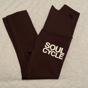 Luluemon x Soul Cycle Wunder Under Crop Hi-Rise Leggings Athlete Legend